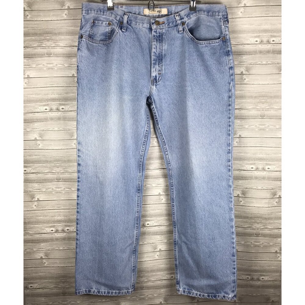 Urban Pipeline Mens 40 X 32 classic light wash straight Leg Loose Fit jeans